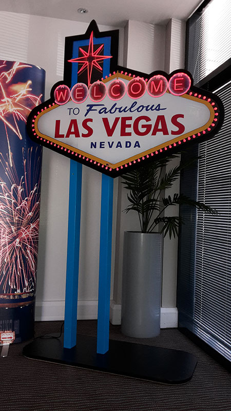 LED Las Vegas Sign
